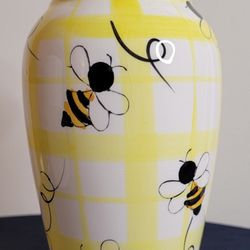 Yellow Bumblebee Vase (9 inches)
