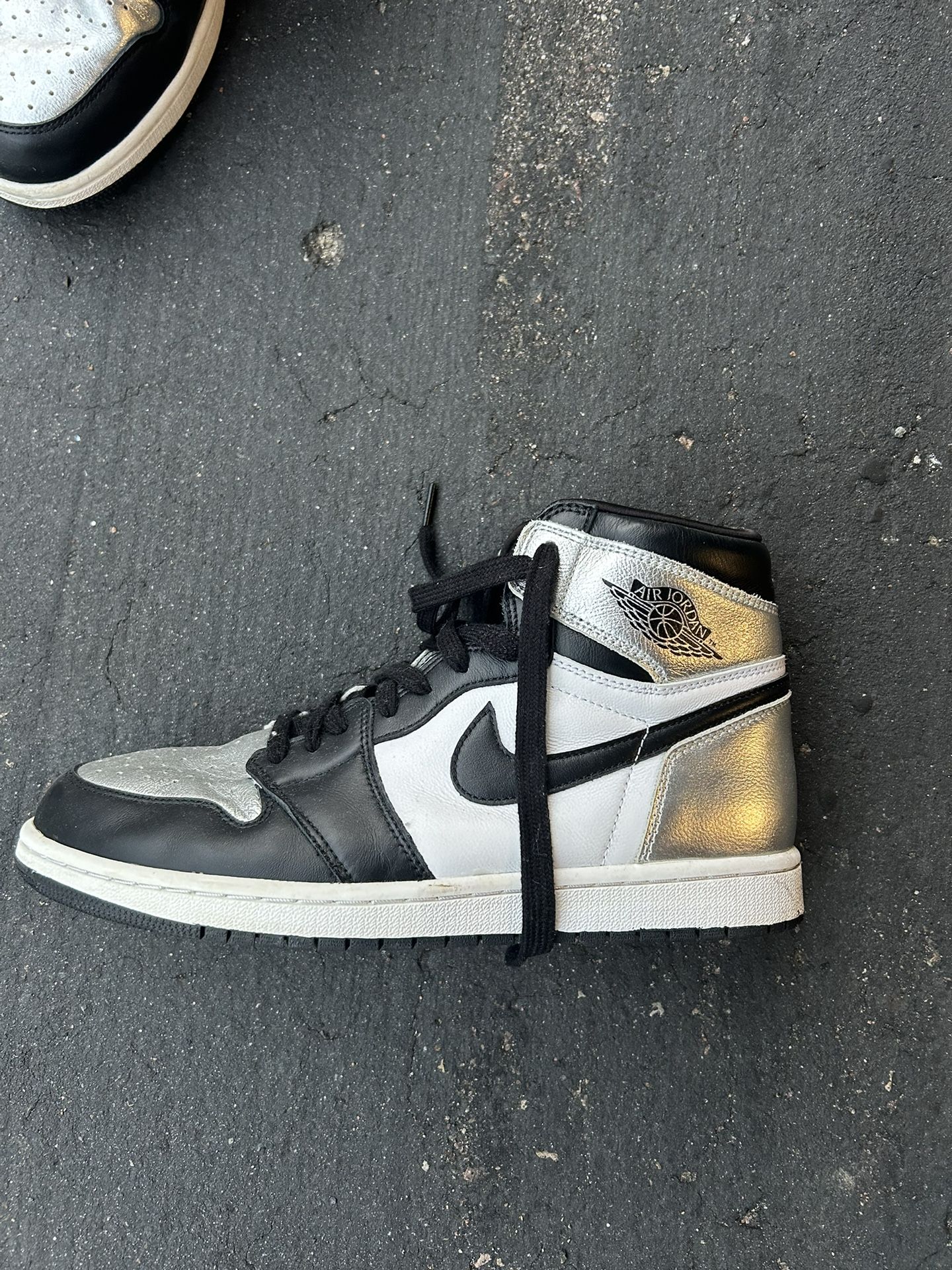 Air Jordan Black Silver