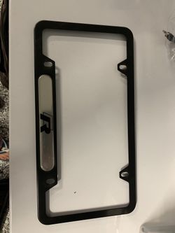 VW R line plate frame