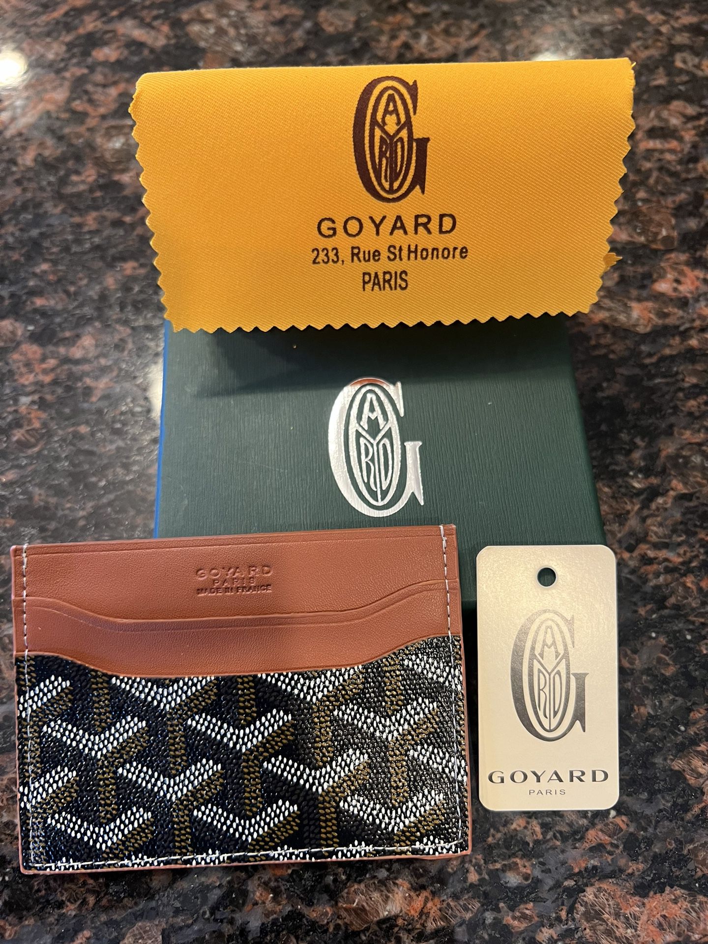 Goyard Card Wallet Unisex
