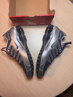 👟 Brand New Nike Shox NZ (Men's Size 12) - Navy/Metallic Silver