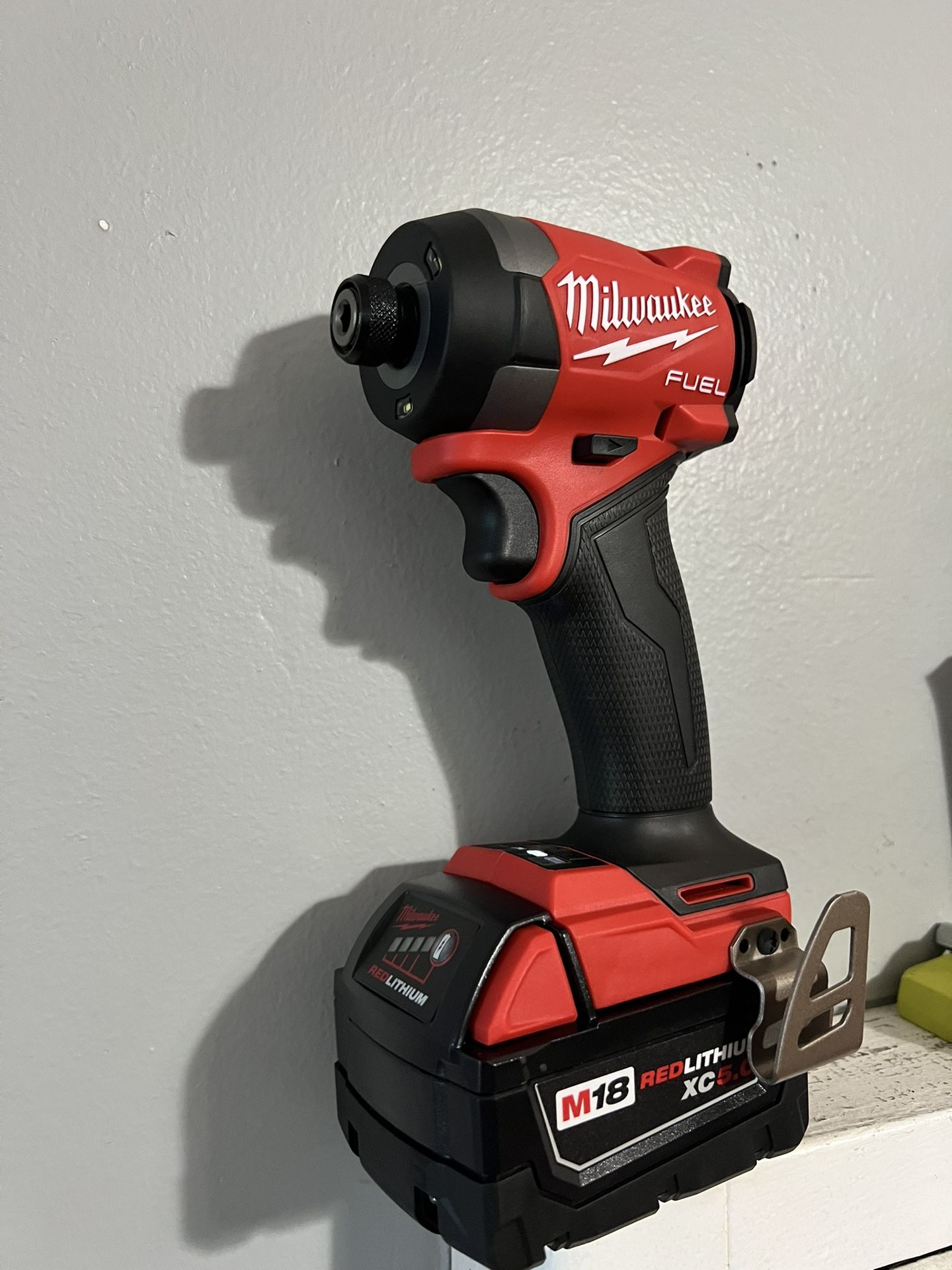 Milwaukee M18 Fuel Hex Impact Driver And Battery