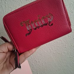 New with tags juicy Couture Double Zipper Wallet