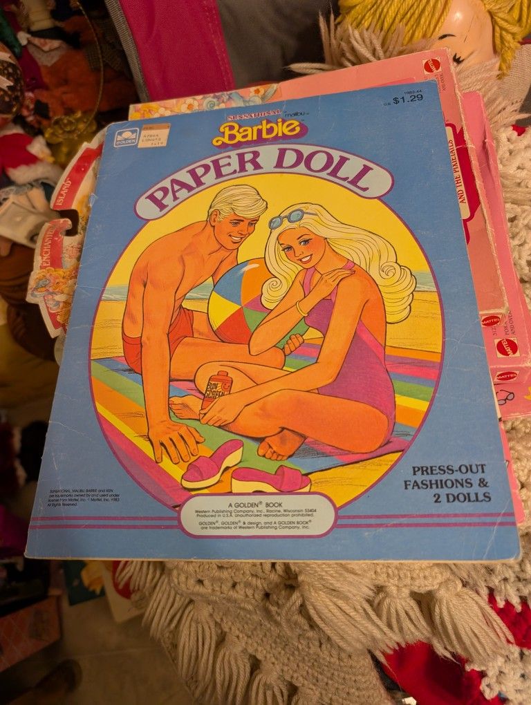 Vintage Barbie Paper Dolls
