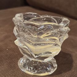PartyLite Radiant Rose Crystal Votive Holder