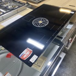 Bertazzoni Professional Series  PE364IDDNET 36 Inch Induction Cooktop with Downdraft