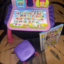 Vetch Learning Table (used) Plus 4  Pages (new )