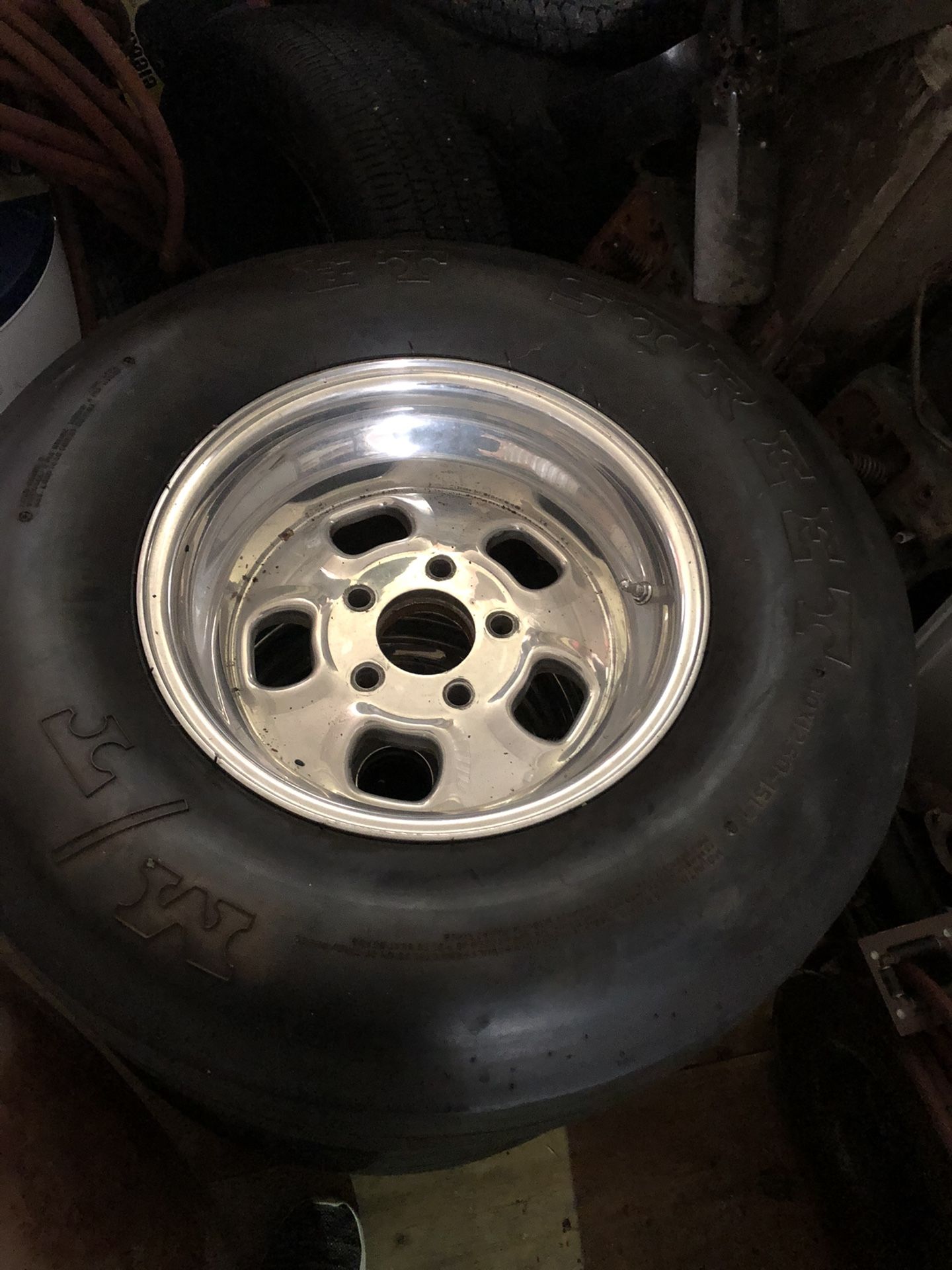 Weld racing wheels with street legal slicks