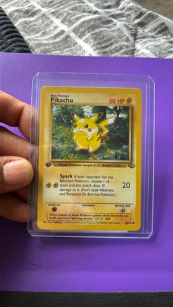 First edition Pokémon card