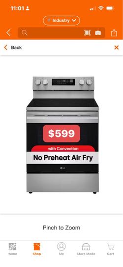 Brand new LG electric range