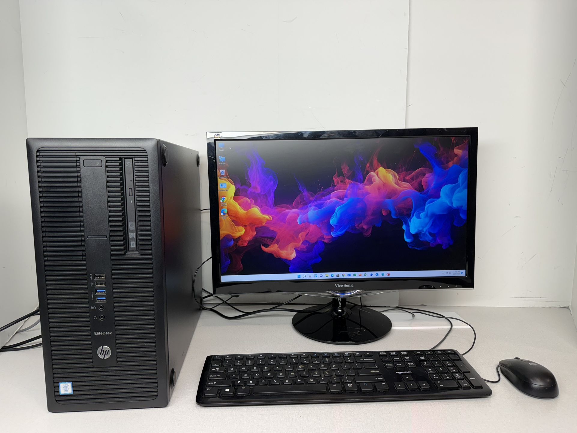 HP Elitedesk 800 G2 Tower, intel core i7, 3.40 GHz, 16 GB RAM 256 GB SSD 2 TB Hard Drive, windows 11 pro, office 2019