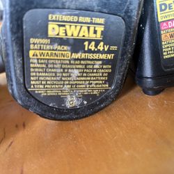Dewalt Drill, Batteries, and Charger
