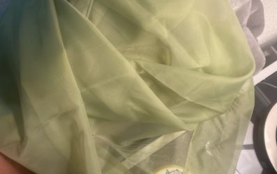 Pretty Lime Green 4 Panels Curtains
