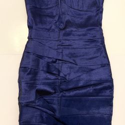Wet Seal Purple Metallic Cocktail Dress, Medium