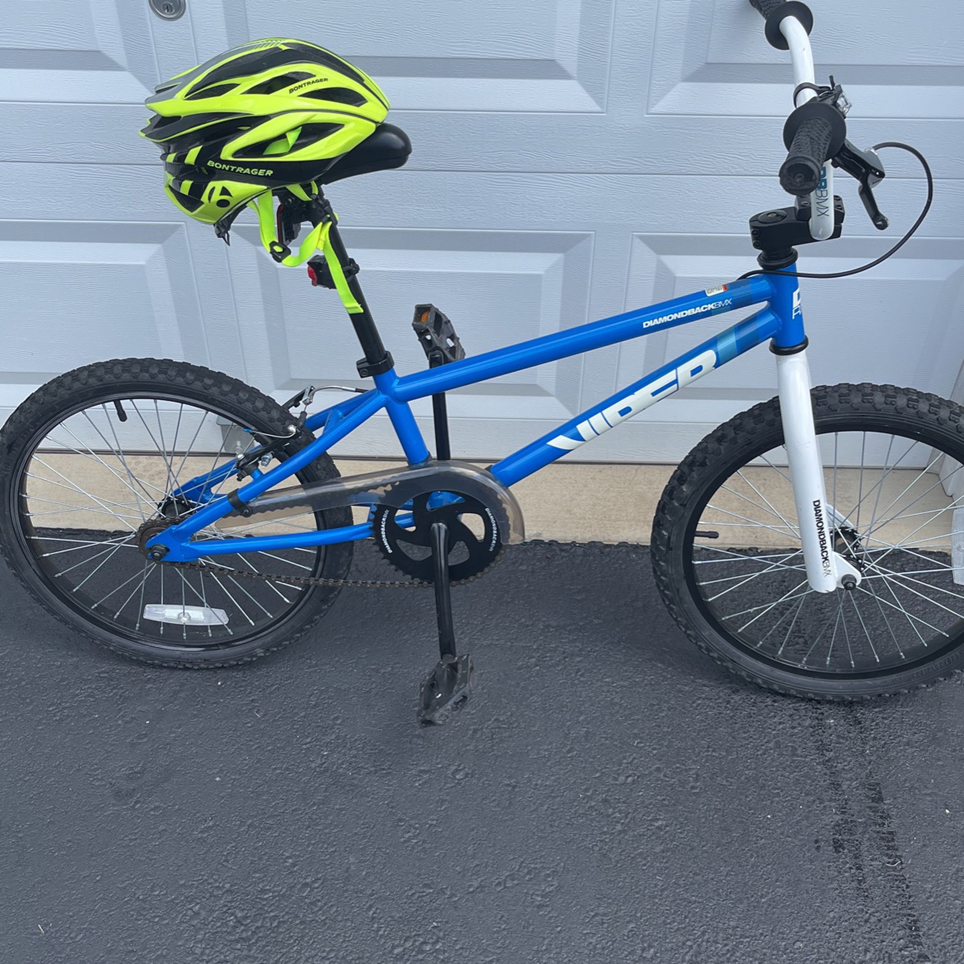 BMX bike and Helmet, Still Available 