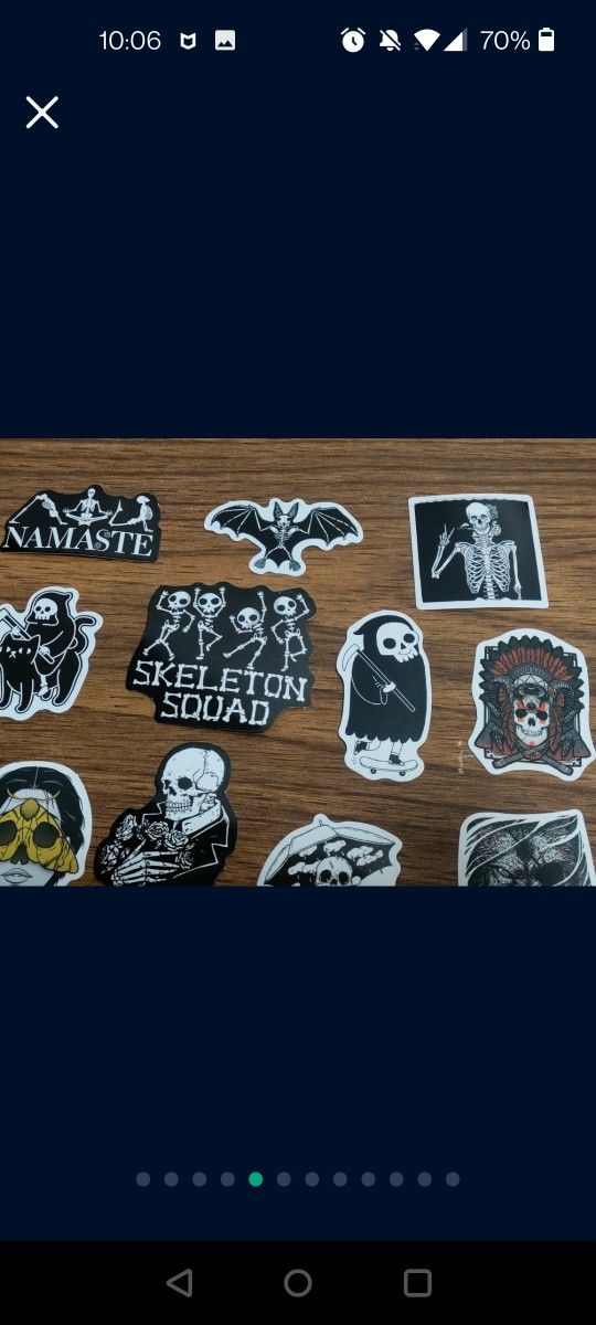 💀👻NEW Sticker Set: Goth/Halloween/Punk Themed