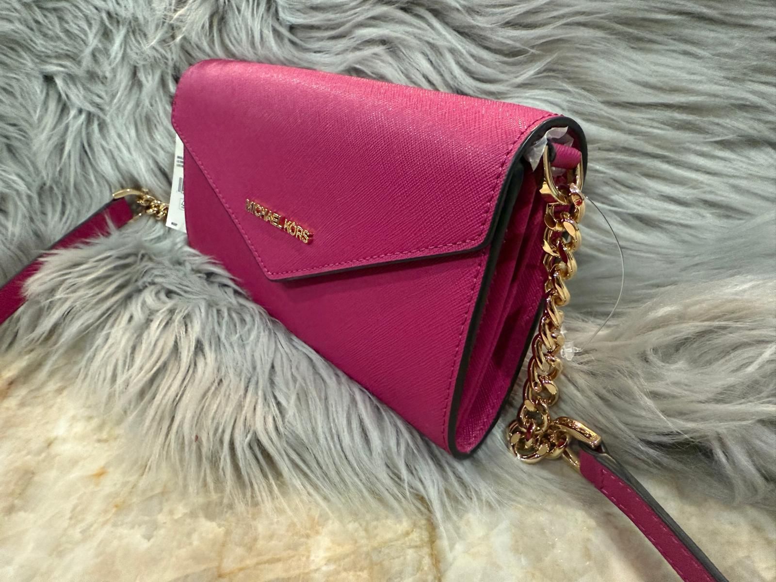 Michael Michael Kors Jet Set Charm Leather Envelope Crossbody Bag