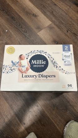 Millie Moon size 2 Luxury Diapers - brand new in a box