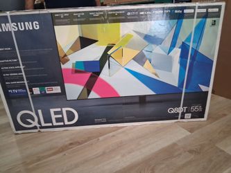 55" screen Qled smart 4k ultra HDTV by Samsung. QN55Q8DTFZA