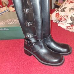 Brand Ne Black Boots Size 9 Never Worn