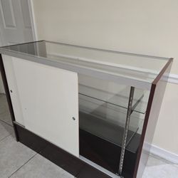 Display Counter Cherry Showcase