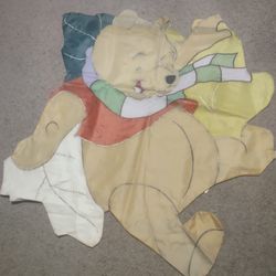 6  Winnie The Pooh Vintage Flags And One Windsock