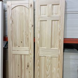 Interior Pine Doors , Can use like barn Door Or Regular ( 24 And 32” In Stock 