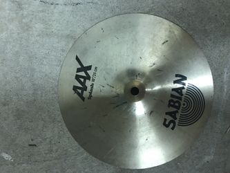 Splash and China Sabian cymbals