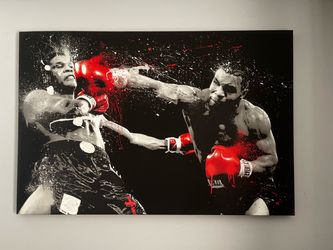 Boxing Canvas Wall Art Print
