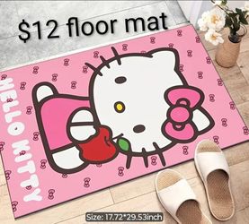 Hello Kitty bed or bath floor mat $12