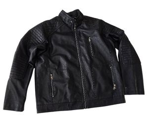 Ultimate Leather Jacket – Size L – Black Moto Style