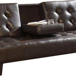 Futon With Drop Down Cup Holder $299