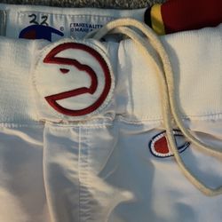 Vintage 94 - 95 Atlanta Hawks Warmup Pants 