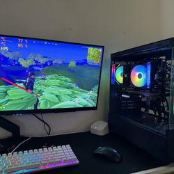 Black Gaming Pc Computer Desktop RTX 