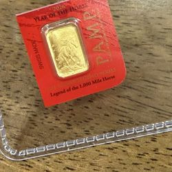 Pamp 1 Gram Gold .9999