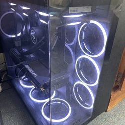 gaming pc,monitor, all included. lots of extra peripherals