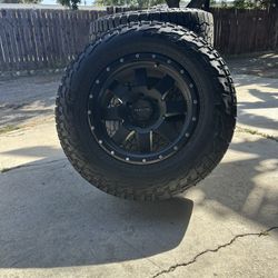 OFF ROAD 18” RIMS AND TIRES