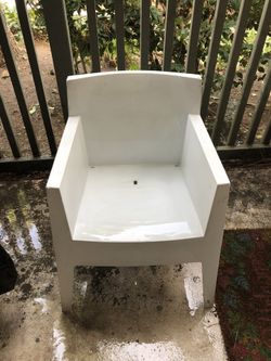 Driade Toy Philippe Starck armchair white polypropylen