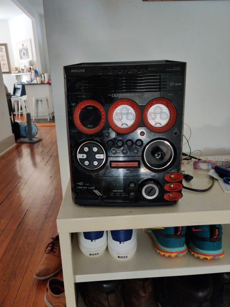Vintage Speaker Amp And CD Player