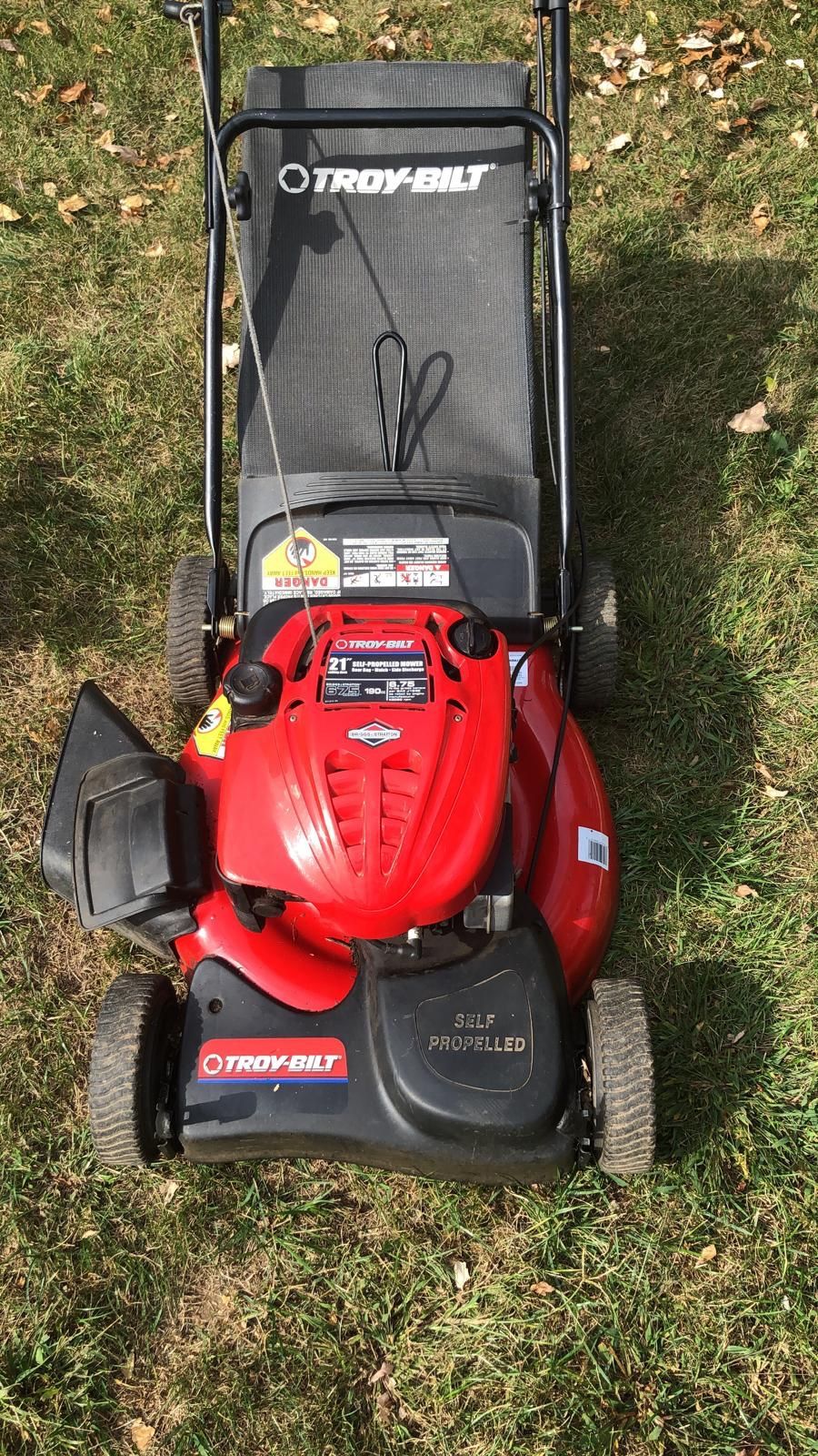 Lawn mower Troy built 21 inch 6.75Hp