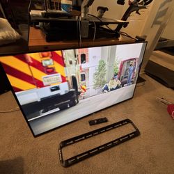 Sony 55” Tv With Wall Mount