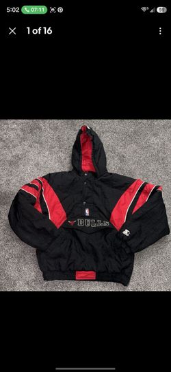 90s bulls starter jacket  xl youth