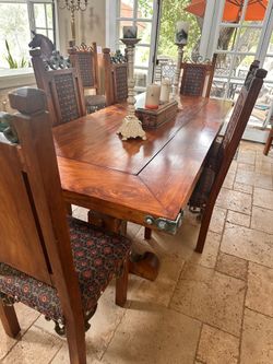 Dining table 8 chairs