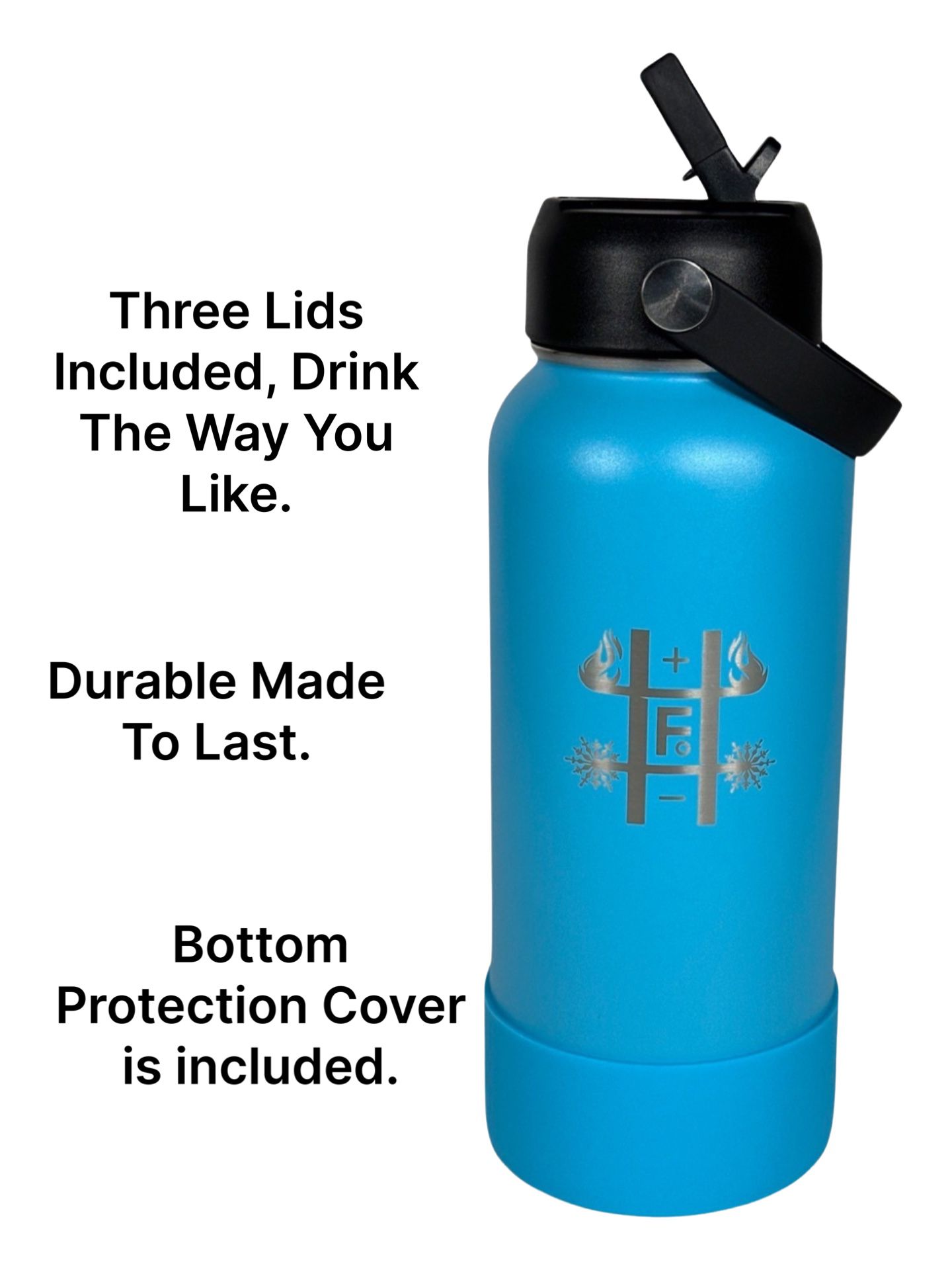 Hydro Fusion 32 Oz Water Bottle Installed Double Wall