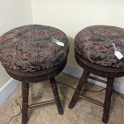 Whiskey Barrel Bar Stool