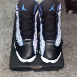 Air Jordan 13 Retro (GS) Navy/University Blue-Black