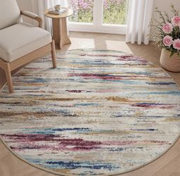 Area Rug Round 5’ New