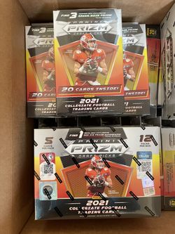 2021 Panini Prizm Collegiate Draft Picks Hanger And Mega Boxes