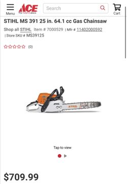 Stihl Gas Chainsaw