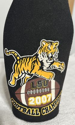 LSU TIGERS 2007 FOOTBALL CHAMPIONS COOZIE